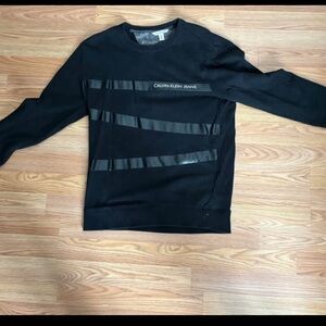 Calvin Klein Black Sweatshirt For Men Size Medium - Black Like New